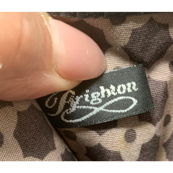 Brighton Pebble Collection Black Leather Crossbody Wallet Organizer Purse Bag - Picture 6 of 8